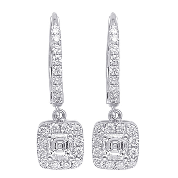 Diamond Drop Earrings